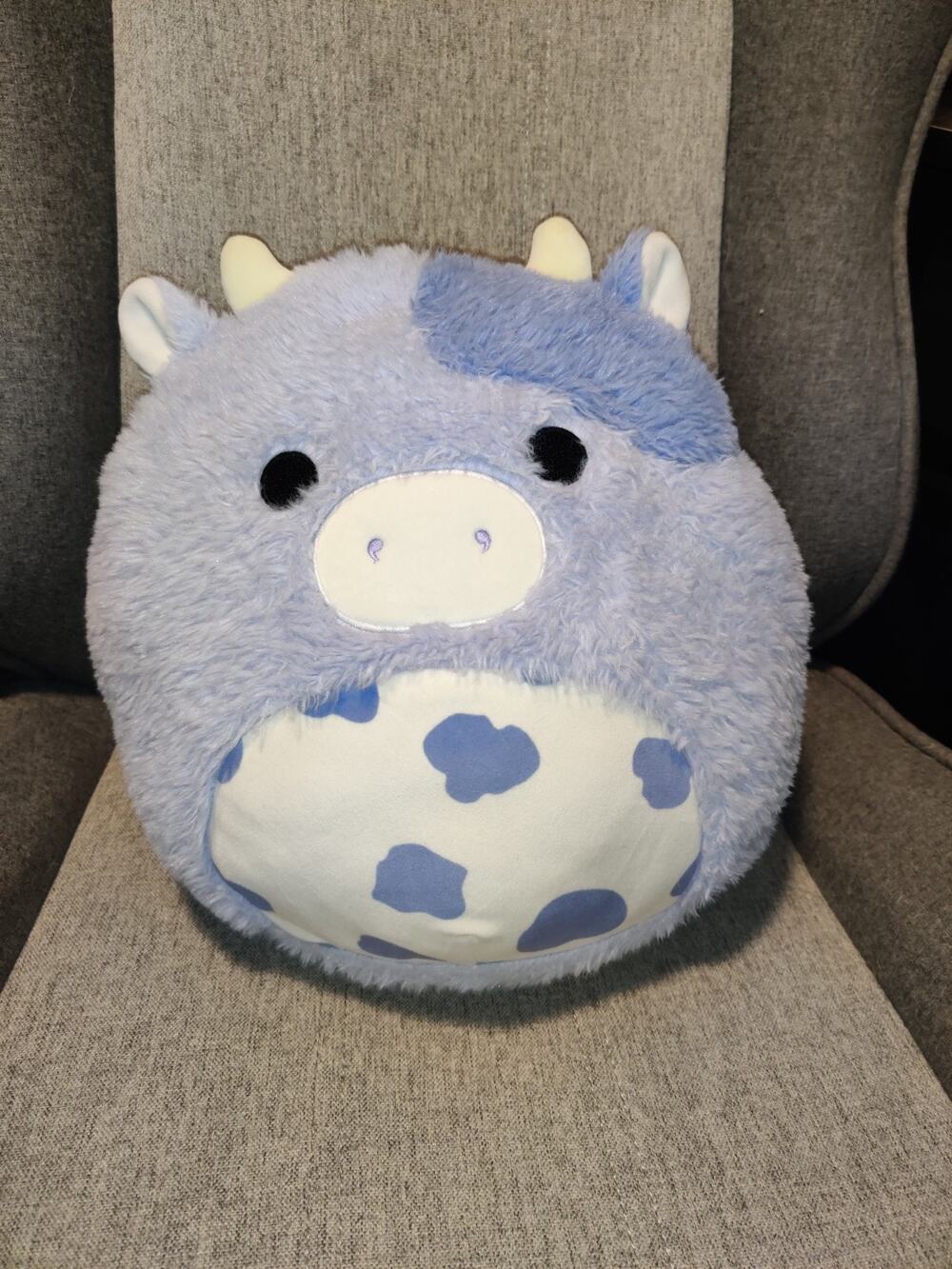 Original Squishmallows 12" Bubba The Cow Fuzzamallows